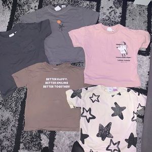 Bundle of 5 zara shirts size 12-18